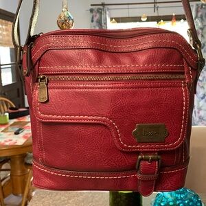 Born Concepts All Leather Crossbody Bag